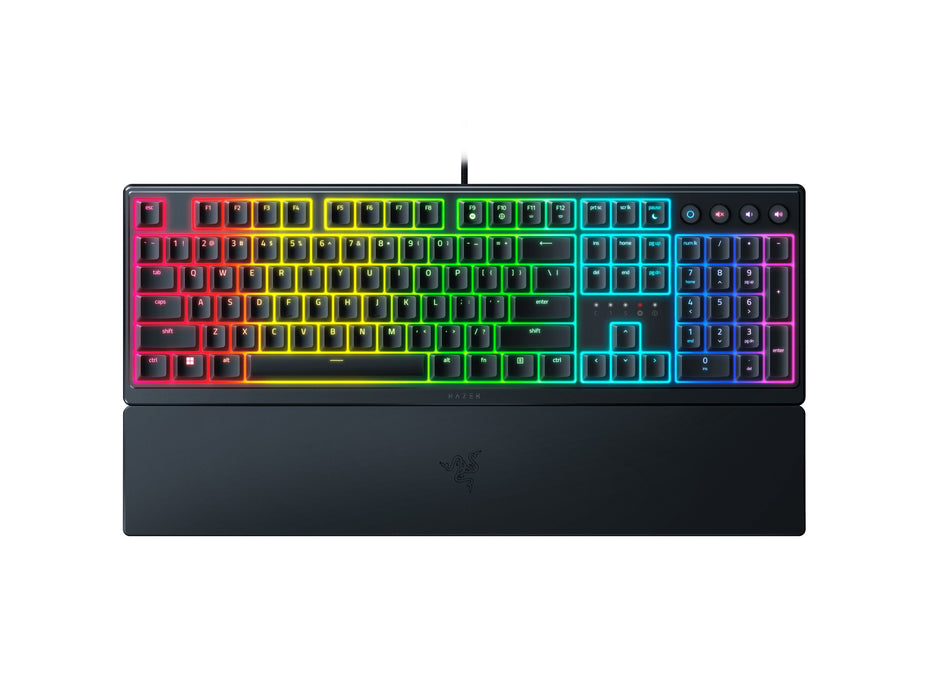 Teclado Mecánico Híbrido Razer Ornata V3 Rgb Pt Negro