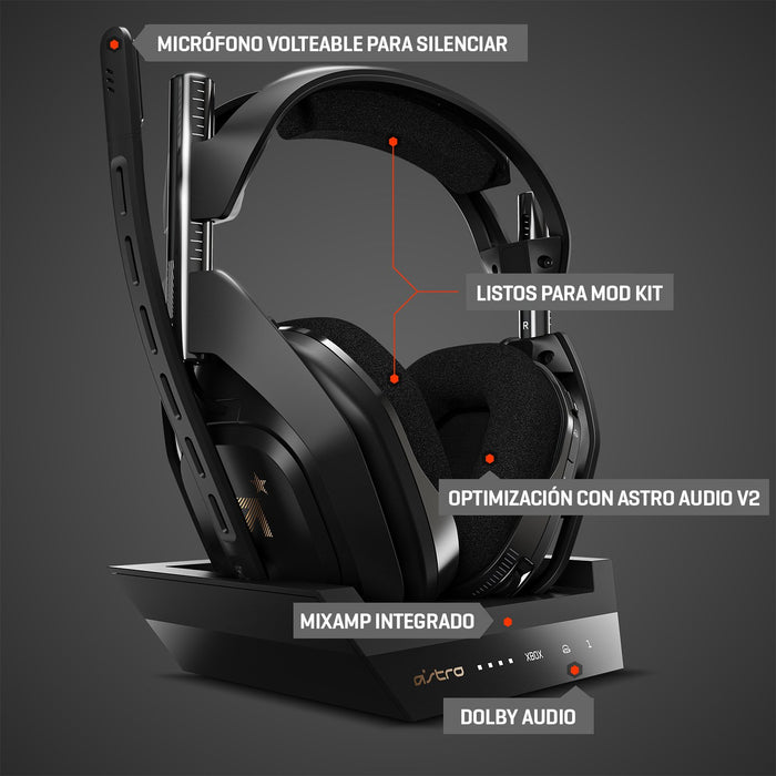 EAN 5099206083691 - ASTRO Gaming A50 + Base Station Auriculares Inalámbrico Diadema Juego Negro, Oro imagen 12