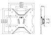 EAN 4015867198889 - Equip 650401 soporte para TV 106,7 cm (42") Negro imagen 4