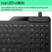 EAN 0197192768518 - HP 400 Backlit Wired Keyboard teclado Hogar USB Negro imagen 6