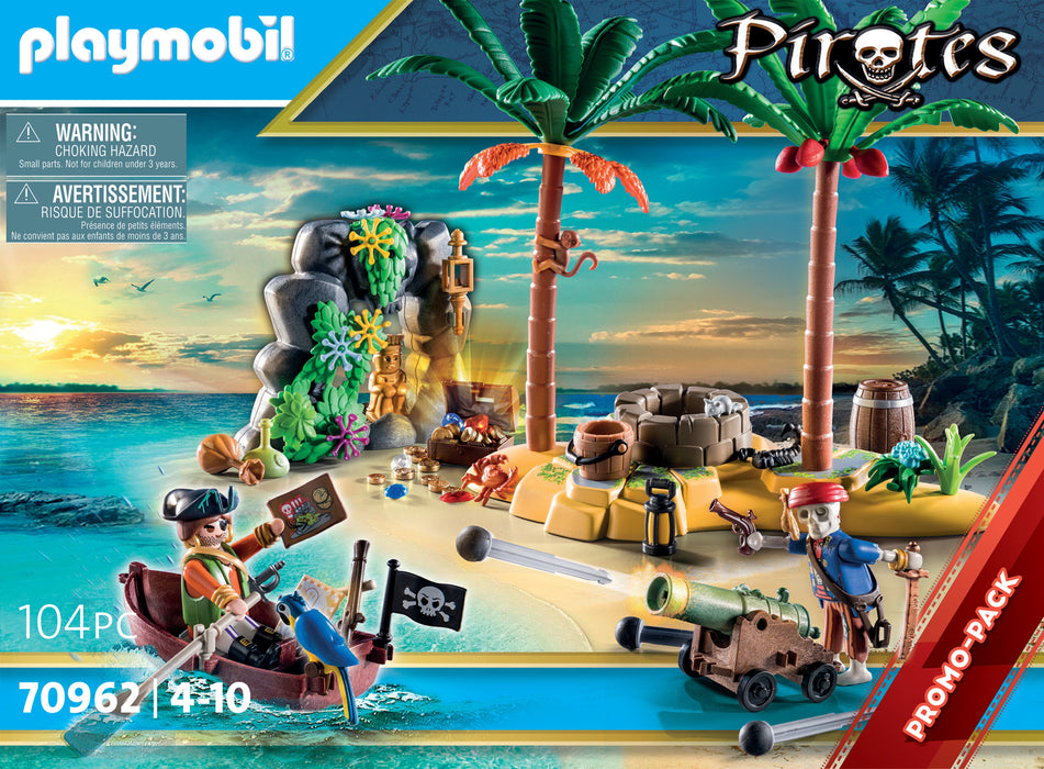 Playmobil 70962 Piratenschatzinsel Mit Skelett, Konstruktionsspielzeug 70962