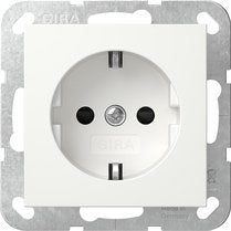 Gira 475527 Schuko-Toma De Corriente Up Sin Bef.-Krallen+Safetyplus Sys.55 Rw Mate