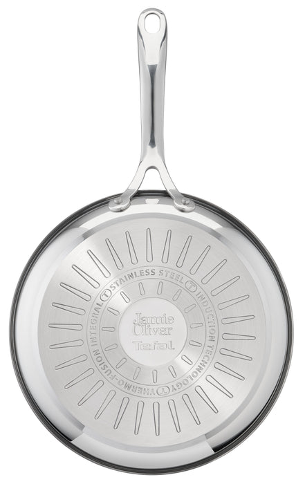 Sartén Tefal De Jamie Oliver Cook Smart (Acero Inoxidable/Nueva, Ø 24 Cm) E31004