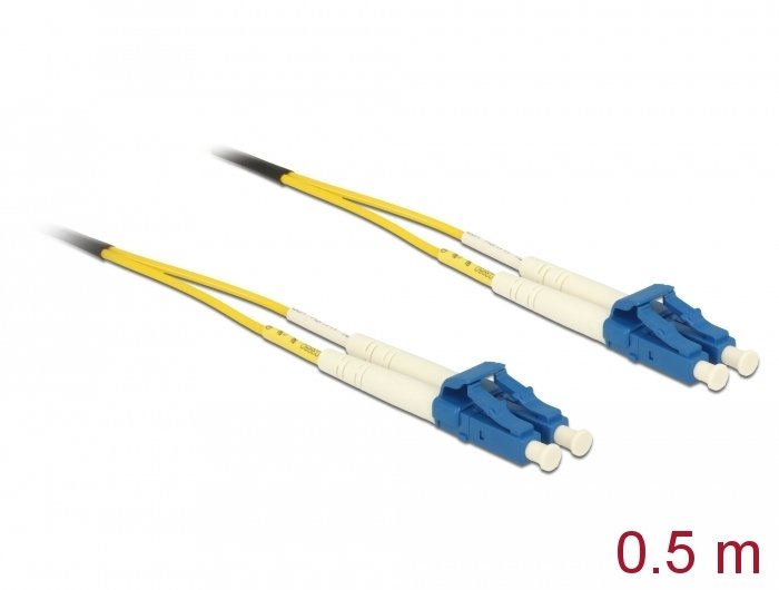 Delock Cable Lwl Lc > Lc Singlemode Os2 0,5 M