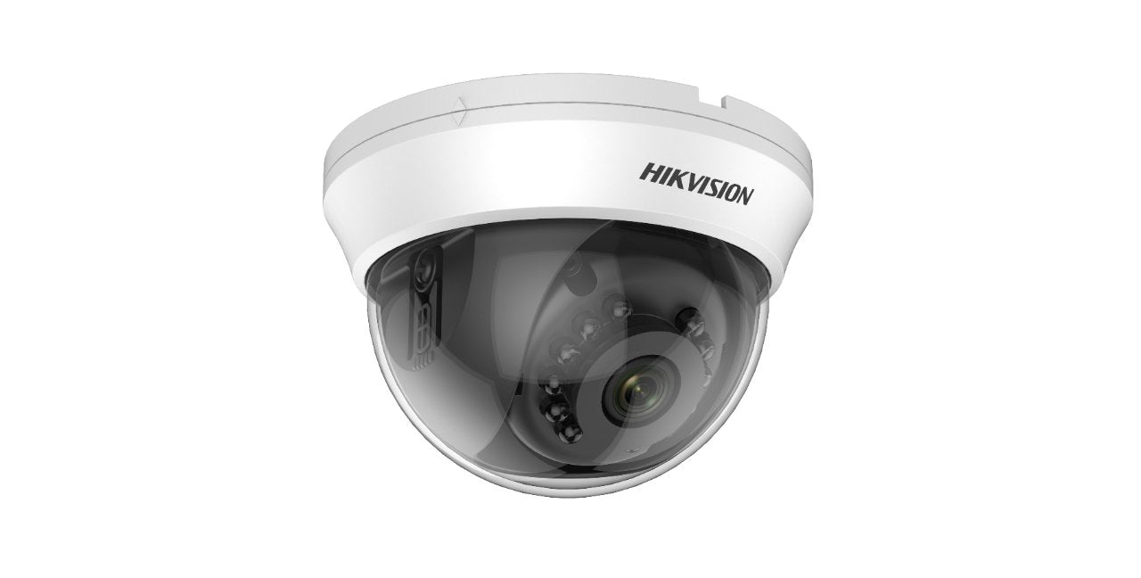 Hikvision Cámara Hd Minidomo 2.8mm Ir20 12v Interior 4en1