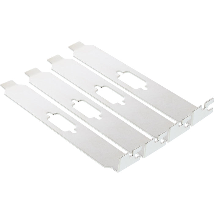 Inline® 4 Pcs. Slot Bracket With Hole For 9 Pin Sub-D Macho Or Female