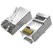 EAN 6922794744288 - Vention IDFR0-10 conector RJ-45 Plata, Transparente imagen 1