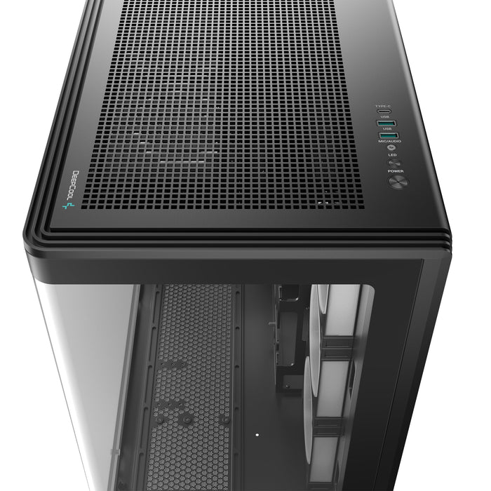 Deepcool Cg590u 5f (Negro, Panorama Glass) R-Cg590u-Bkaga5-G
