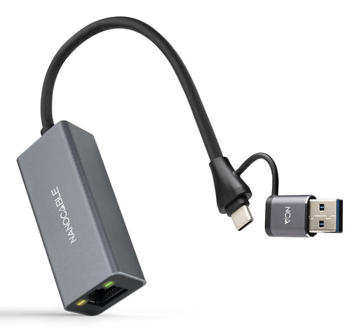 EAN 8433281017115 - Nanocable 10.03.0411 base para portátil y replicador de puertos Alámbrico USB 3.2 Gen 1 (3.1 Gen 1) Type- imagen 1