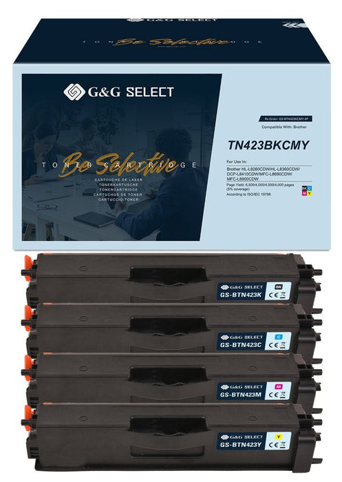 G&G Select Toner 4er Set Compatible Con Brother Tn-423cmyk
