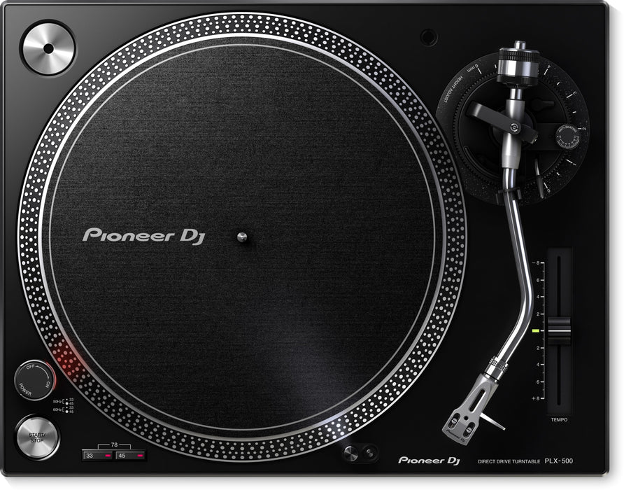 Pioneer Plx-500 Tocadiscos De Tracción Directa Para Dj Negro