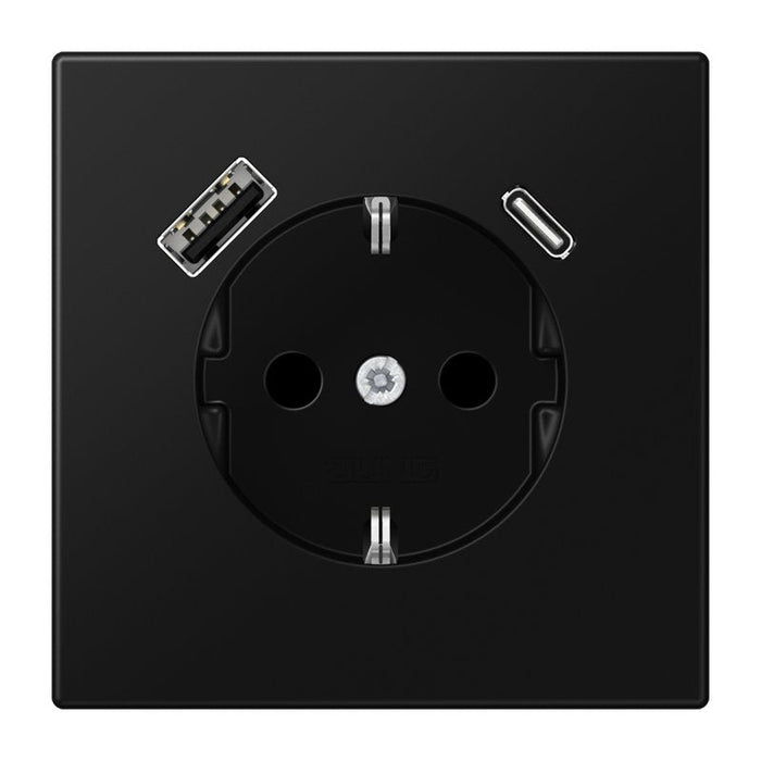 Jung Ls1520-15caswm Schukosteckdose M.Usb Typ Ac