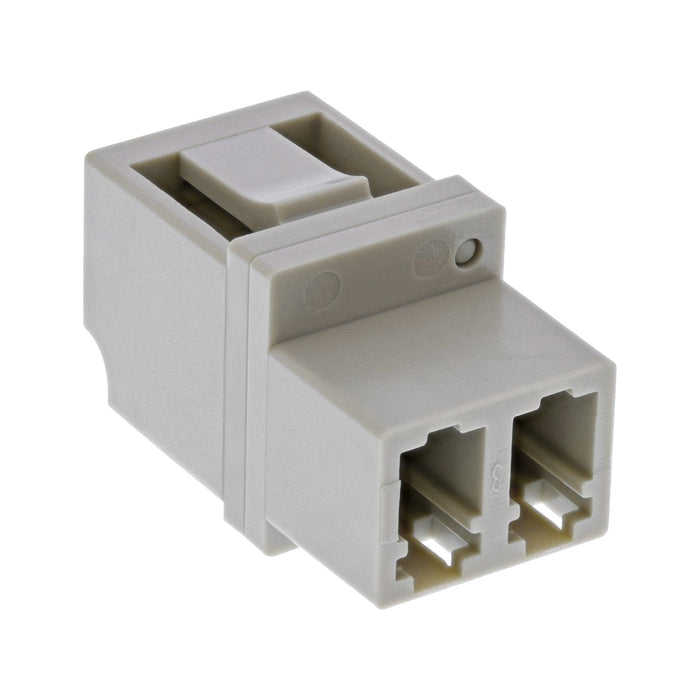 Adaptador De Fibra Óptica Inline Dúplex Lc/Lc Hembra Funda De Cerámica Multimodo