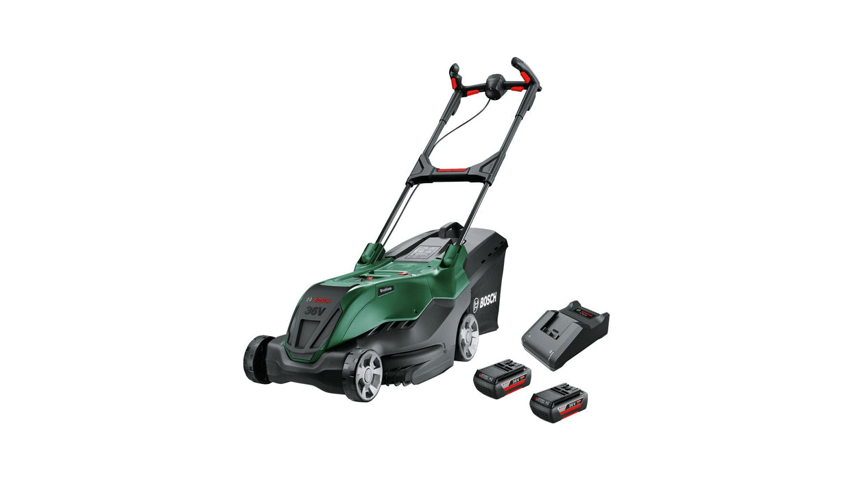 EAN 4059952658032 - Bosch AdvancedRotak Cortacésped de empuje a gasolina Batería Verde imagen 1