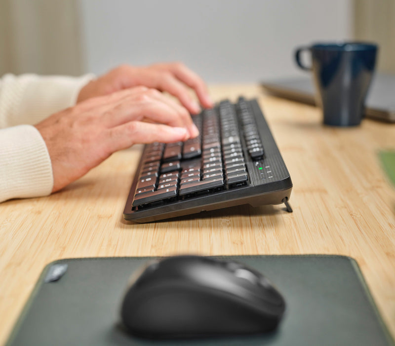 Teclado Frances Membrana Trust Ody Ii Layout Fr Inalámbrico Perfil Bajo Silencioso