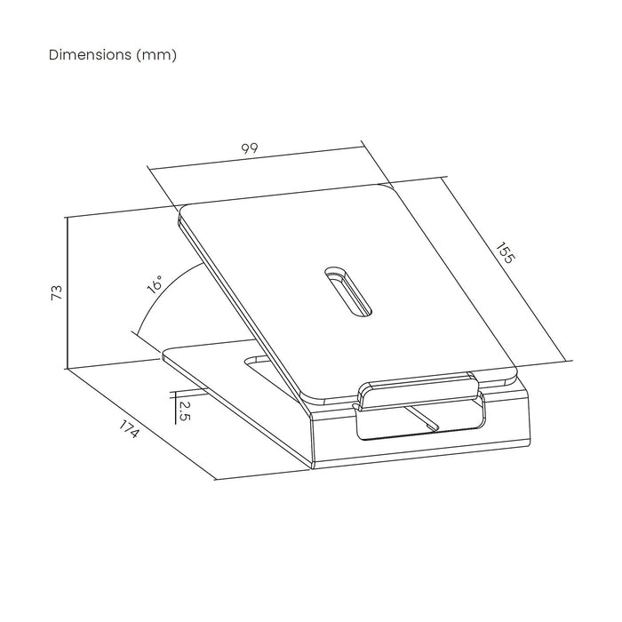 EAN 8435739904237 - AISENS SPK08U-427 soporte de altavoz Mesa, Escritorio Acero imagen 7