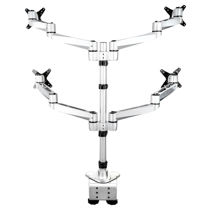 EAN 0065030881456 - StarTech.com ARMQUADPS soporte para monitor 68,6 cm (27") Escritorio Plata imagen 8