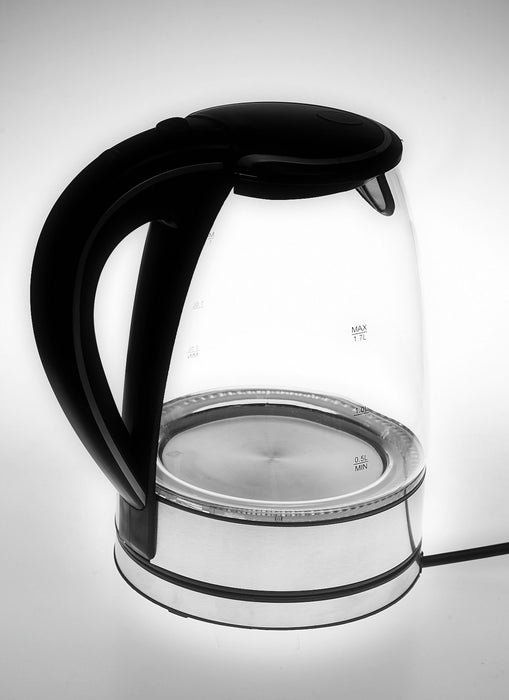 EAN 5908256832749 - Adler AD 1225 tetera eléctrica 1,7 L 2000 W Negro, Acero inoxidable, Transparente imagen 4