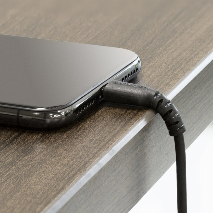 Cable De 2m Usb A Lightning Certificado Mfi - Negro