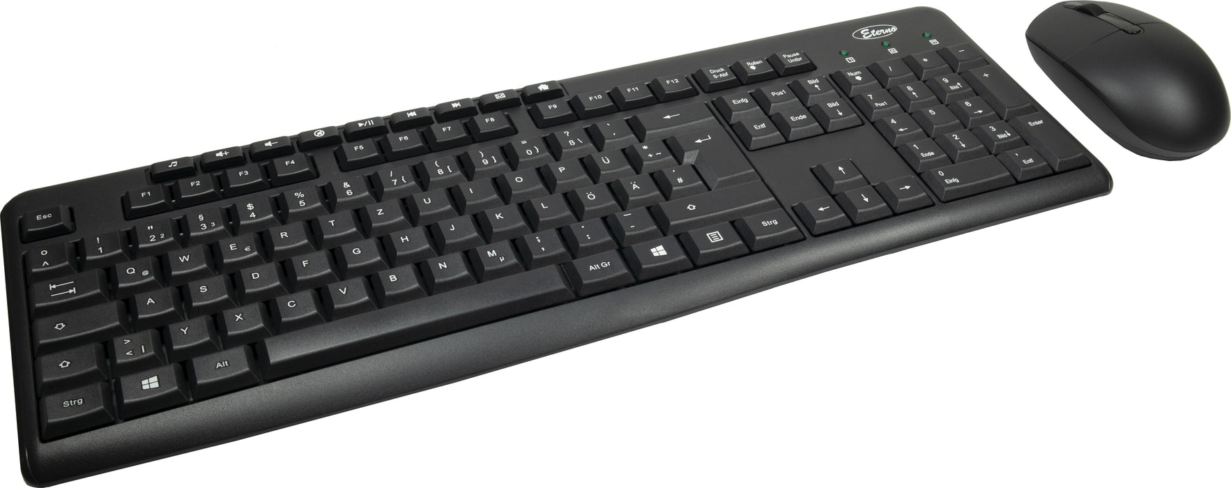 EAN 4260455649636 - Inter-Tech 88884137 teclado Ratón incluido Hogar / Oficina USB QWERTZ Alemán Negro imagen 2