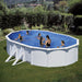 EAN 8412081231037 - Gre KIT500ECOB piscina sobre suelo Piscina con anillo hinchable Ovalada 14550 L Azul, Blanco imagen 10
