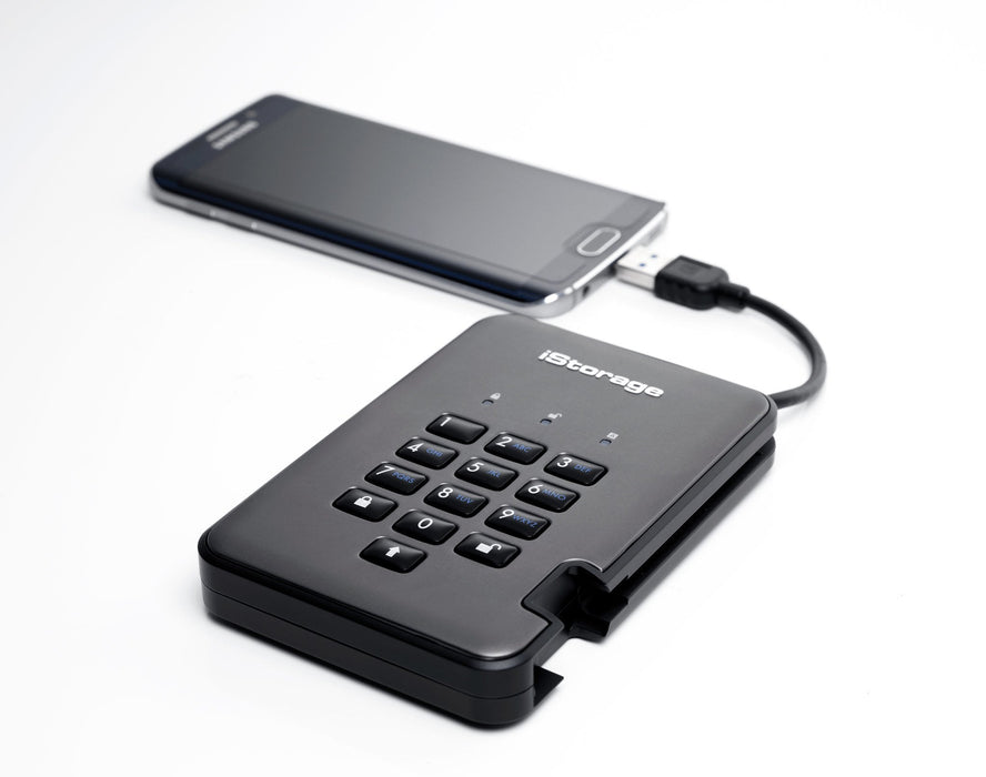 Disco Hdd Externo Istorage Diskashur Pro2 256-Bit 5tb - Classified - Graphite