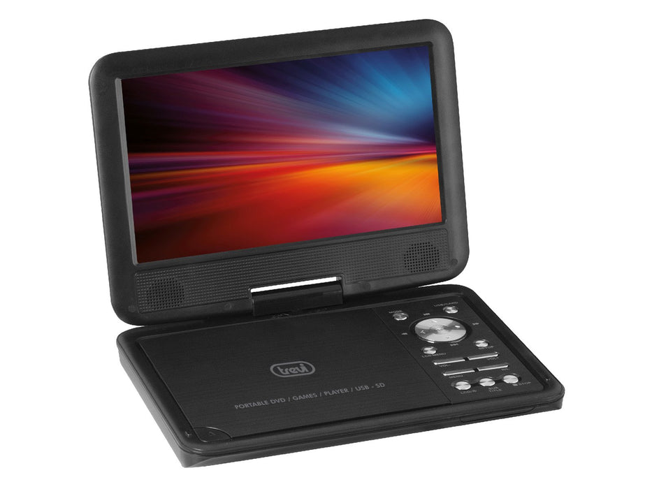 EAN 8011000028378 - Trevi PDX 1409 S2 Reproductor de DVD portátil Mesa 22,9 cm (9") Negro imagen 4