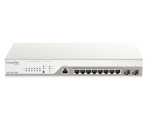 EAN 0790069442933 - D-Link DBS-2000-10MP switch Gestionado L2 Gigabit Ethernet (10/100/1000) Energía sobre Ethernet (PoE) Gri imagen 1