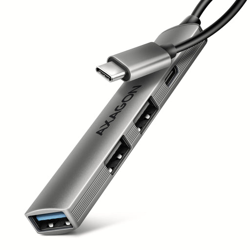 EAN 8595247909343 - Axagon HUB USB HUE-STC, 4x USB ALU STRIP hub, 1x USB-A 5Gbps, 2x USB-A & 1x USB-C 480Mbps, kabel USB-C 12 imagen 1