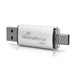 EAN 4260664879770 - MediaRange MR939-1 unidad flash USB 256 GB USB Type-A / USB Type-C 3.2 Gen 1 (3.1 Gen 1) Plata imagen 3