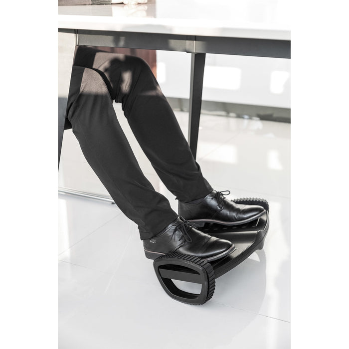 Reposapiés Inline, Ergonómico, Negro