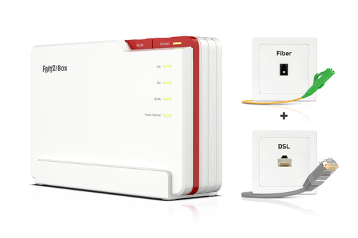 EAN 4023125030437 - Box 5690 Pro router inalámbrico Gigabit Ethernet Tribanda (2,4 GHz/5 GHz/5 GHz) Blanco imagen 1