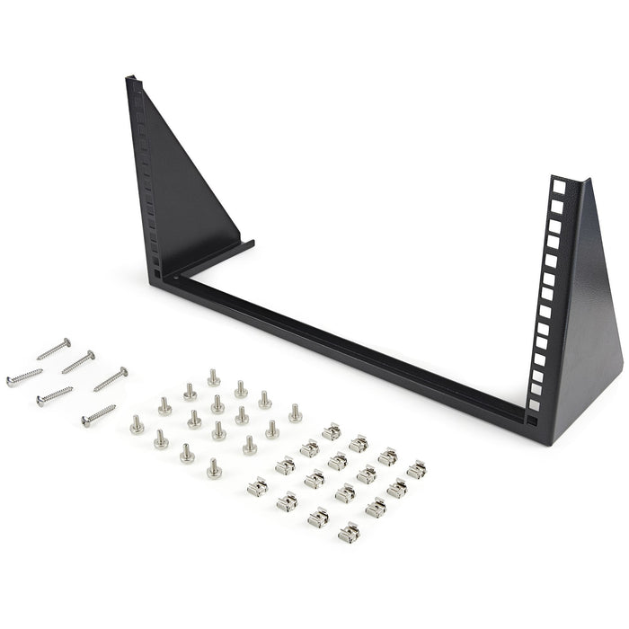Startech.Com 5he Vertikales Montaje En Pared-Rack - 19 Pulgadas Low Profile Open Wall Mounting Bracket - Red/Serverraum/Daten/Av/It/Patch Panel/Kommunikations-/Computergeräte - Con Tuercas Enjauladas/Tornillos