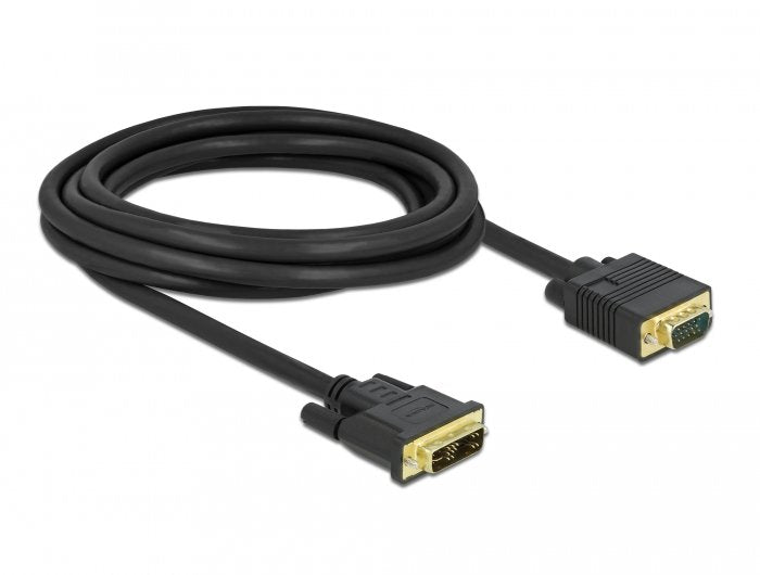 Delock Cable Dvi 12+5 Macho A Vga Macho 3 M