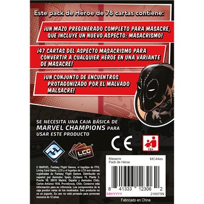 EAN 0841333123062 - Asmodee Marvel Champions Deadpool Expansión de juego de cartas Coleccionable imagen 2