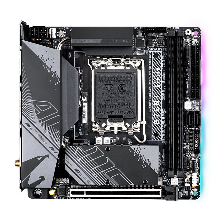 Placa Base Gigabyte B760i Aorus Pro B760,S1700,Mitx,Intel