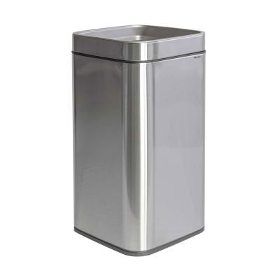 EAN 4002390095891 - MAUL 9502594 cubo de basura Rectangular Acero inoxidable Negro, Plata imagen 1