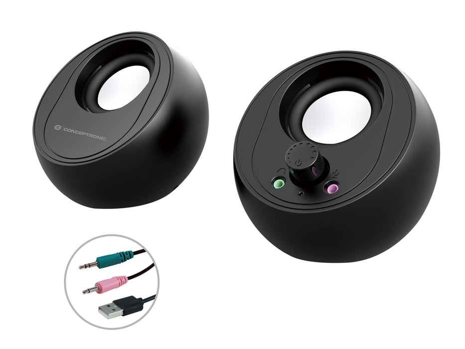 EAN 4015867227411 - Conceptronic BJORN01B altavoz De 2 vías Negro Inalámbrico y alámbrico 10 W imagen 1