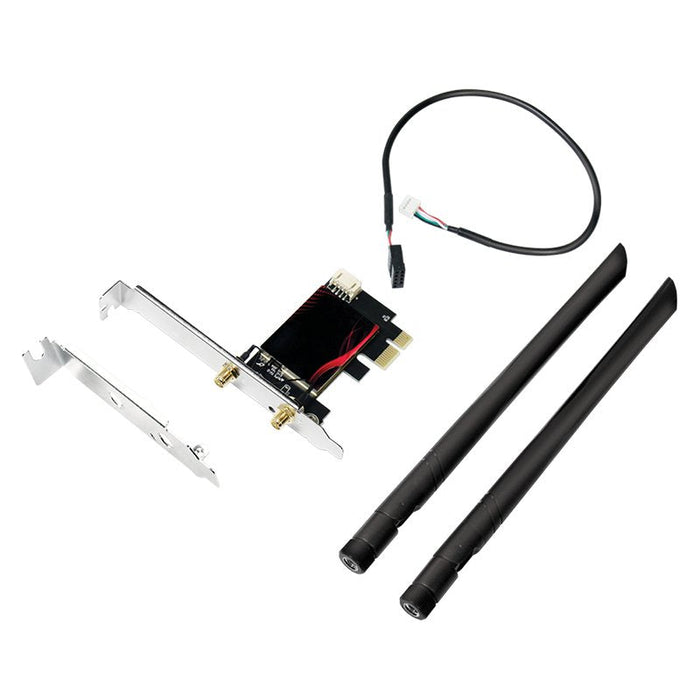 Logilink Pci-Express Karte, Wi-Fi 6e, 2.4g, 5g & 6g, Bt5.0
