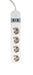 EAN 8716309128506 - Gembird TSL-PS-S4U-01-W regleta inteligente 4 salidas AC Tipo E 1,5 m 3 3880 W Blanco imagen 1