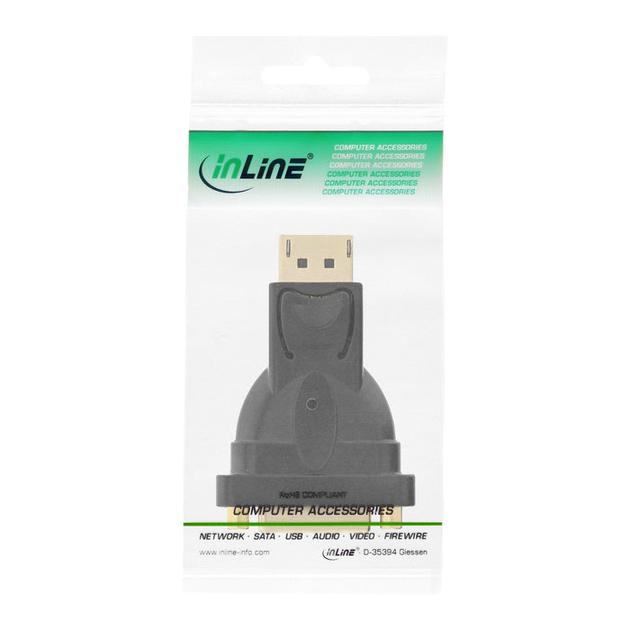Adaptador Inline Displayport Displayport Macho A Dvi-D 24+1 Hembra Negro