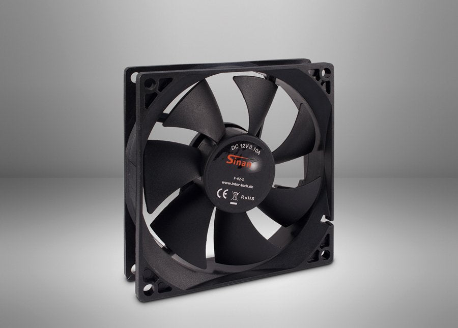 EAN 4260133124189 - Inter-Tech 88885180 sistema de refrigeración para ordenador Universal Ventilador 9,2 cm imagen 1