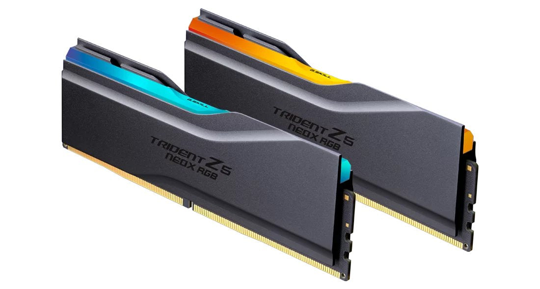 G.Skill Dimm 32 Gb Ddr5-6000 (2x 16 Gb) Dual-Kit (Negro, F5-6000a3636f16gx2-Tz5nxrk, Trident Z5 Neo X Rgb) F5-6000a3636f16gx2-Tz5nxrk