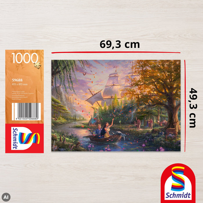 EAN 4001504596880 - Schmidt® Spiele Disney Pocahontas Puzzle rompecabezas 1000 pieza(s) Dibujos imagen 2