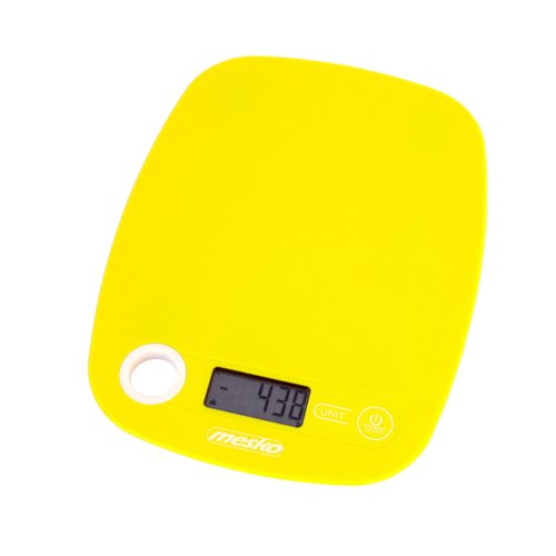 EAN 5902934830393 - Mesko Home MS 3159y Amarillo Encimera Rectángulo Báscula electrónica de cocina imagen 1