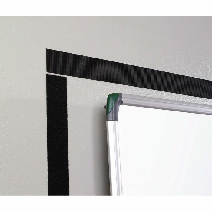 Velcro Klettband Extra Stark Selbstklebend, Haken & Flausch 50mm X 5m Schwarz