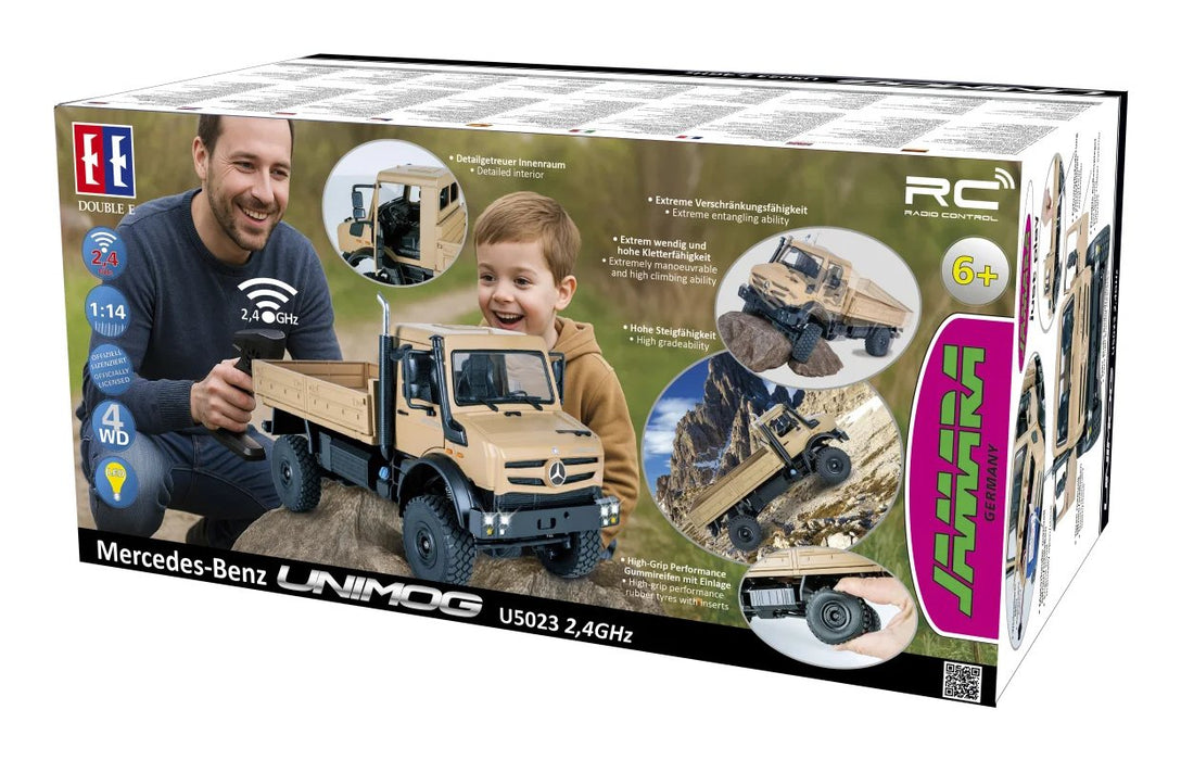EAN 4042774476182 - Jamara Mercedes-Benz Unimog U5023 modelo controlado por radio Vehículo oruga Motor eléctrico 1:14 imagen 3