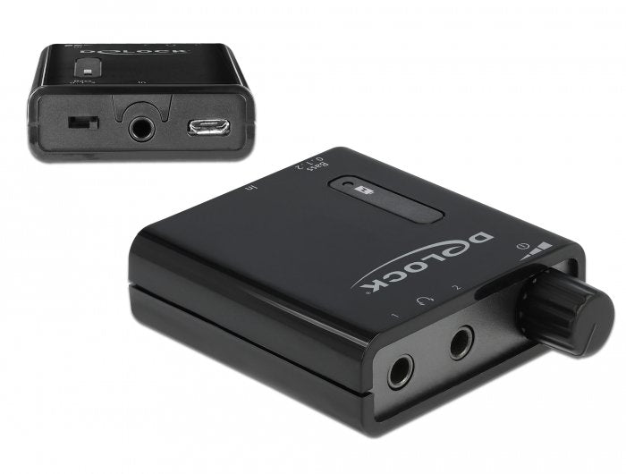 EAN 4043619640560 - DeLOCK 64056 amplificador para audífono Negro imagen 1