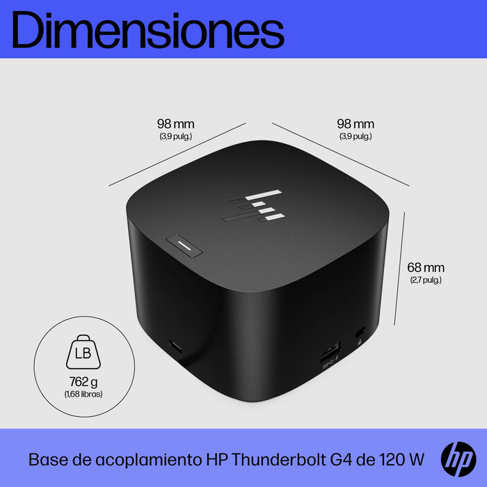 EAN 5056304397747 - HP Thunderbolt 120W G4 Dock Alámbrico Thunderbolt 4 Negro imagen 6