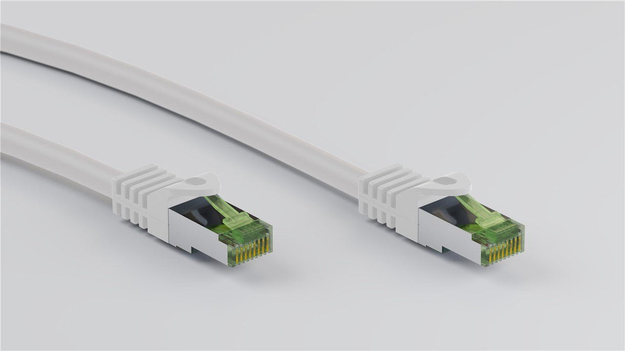 Goobay Rj45 Cable De Red Con Cat 8.1 S Ftp Cable A Granel 10m, Blanco